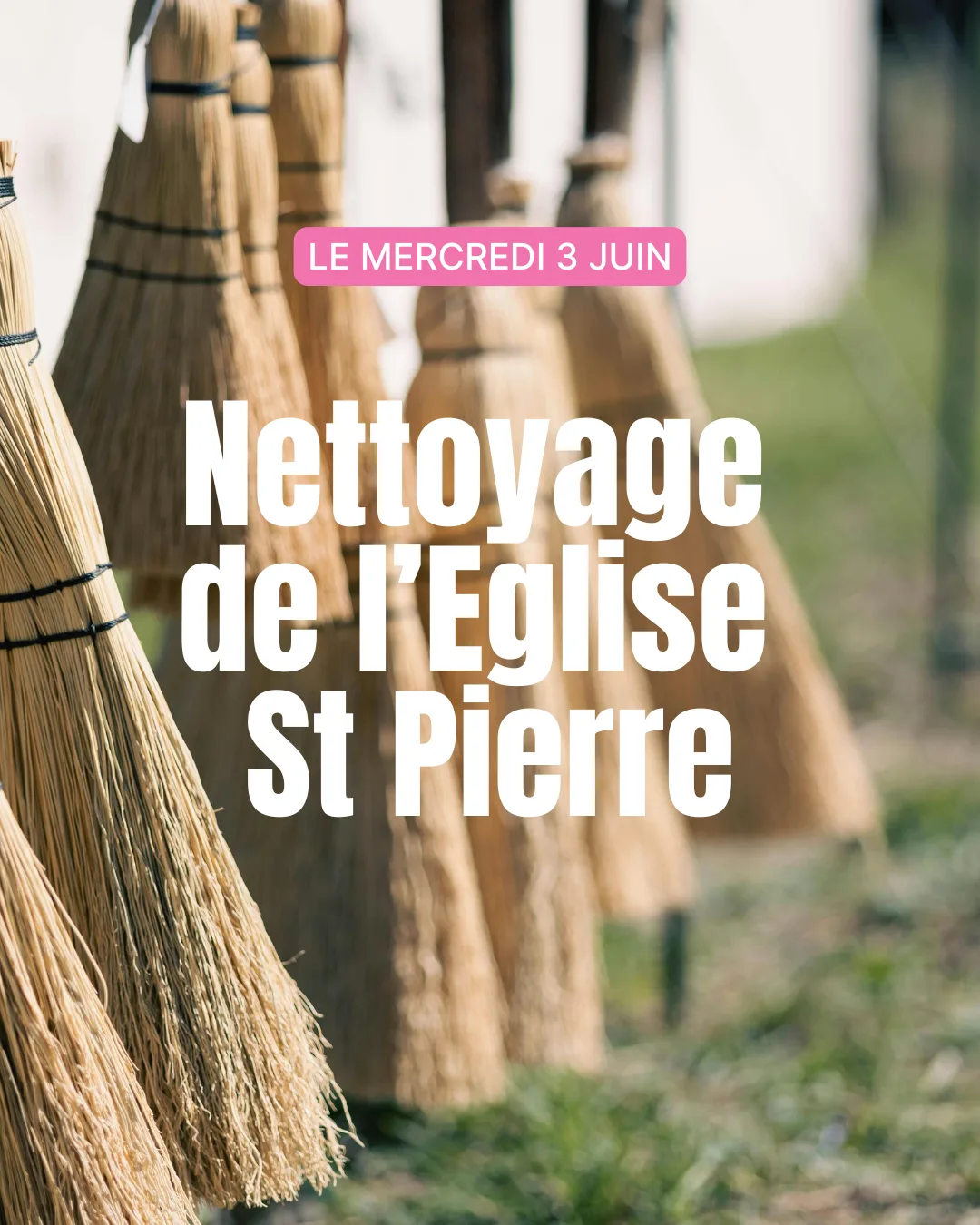 Grand ménage de l'église St Pierre